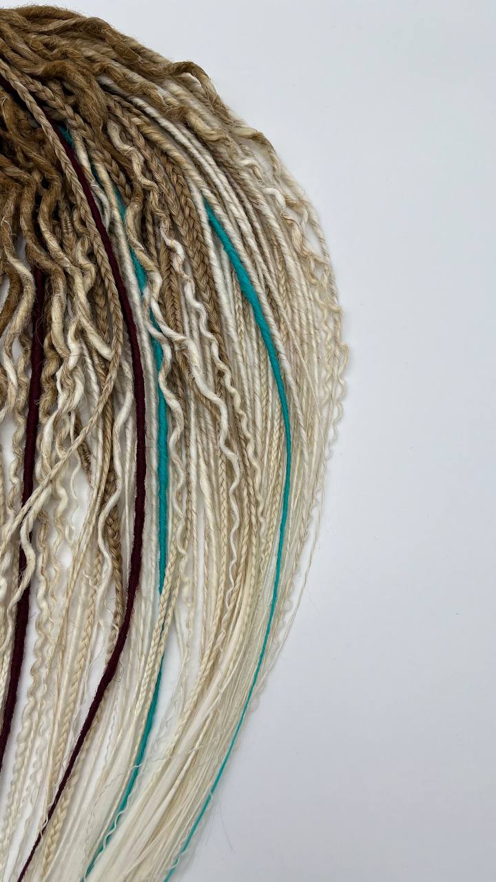 Handmade Synthetic Dreads – Custom DE & SE Dreadlock Extensions