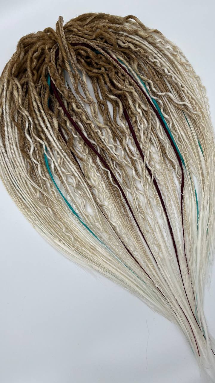 Handmade Synthetic Dreads – Custom DE & SE Dreadlock Extensions