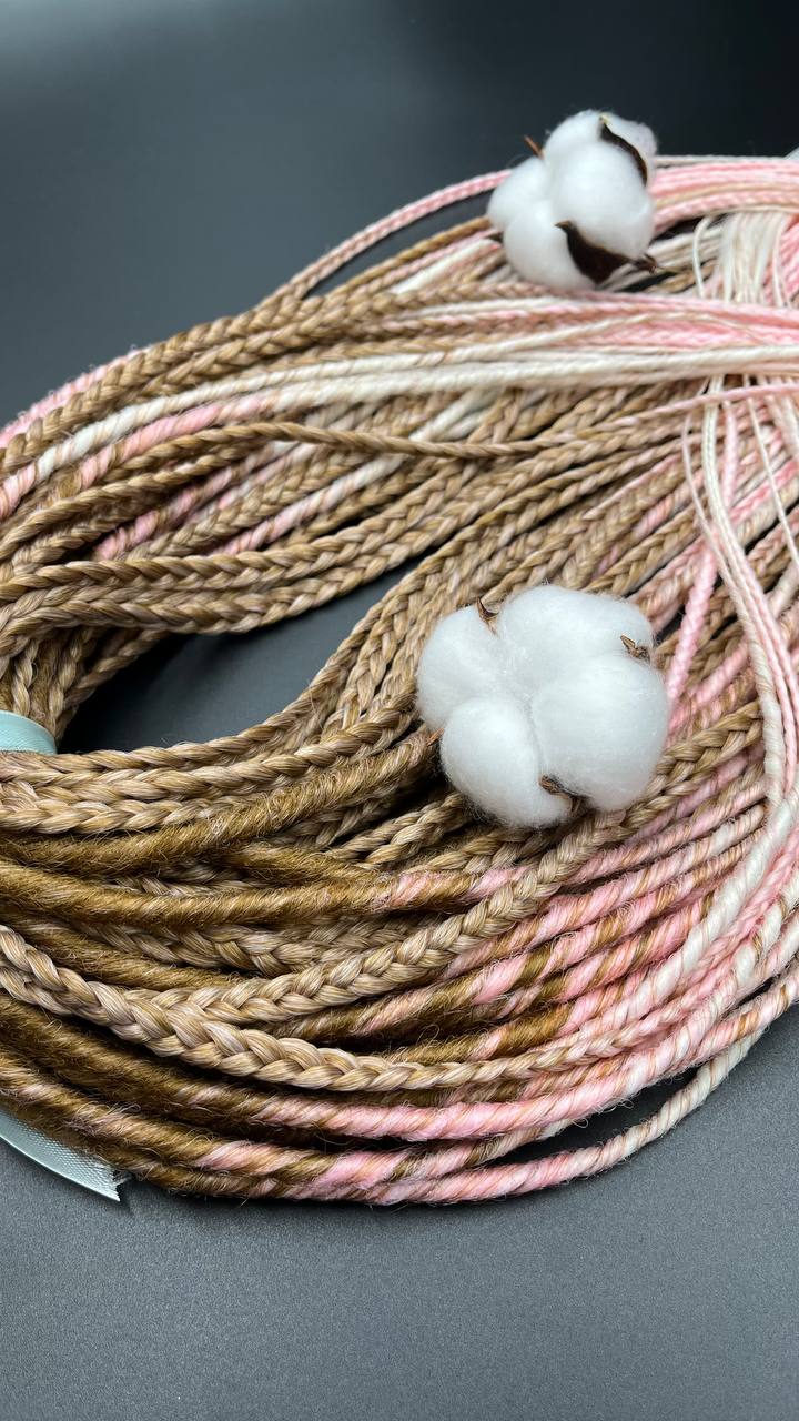 Handmade Synthetic Dreads – Custom DE & SE Dreadlock Extensions