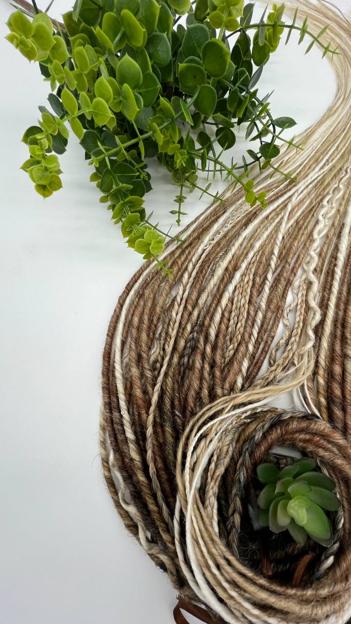 Handmade Synthetic Dreads – Custom DE & SE Dreadlock Extensions