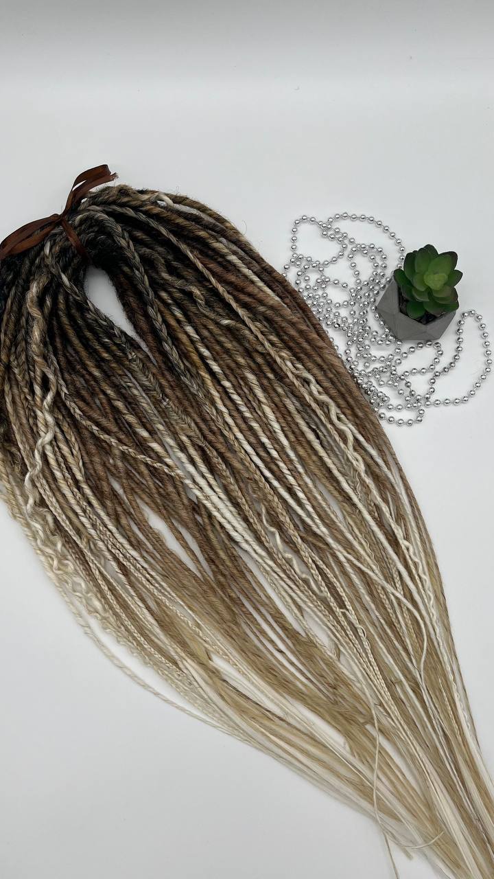Handmade Synthetic Dreads – Custom DE & SE Dreadlock Extensions