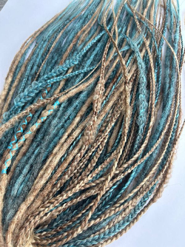 Handmade Synthetic Dreads – Custom DE & SE Dreadlock Extensions