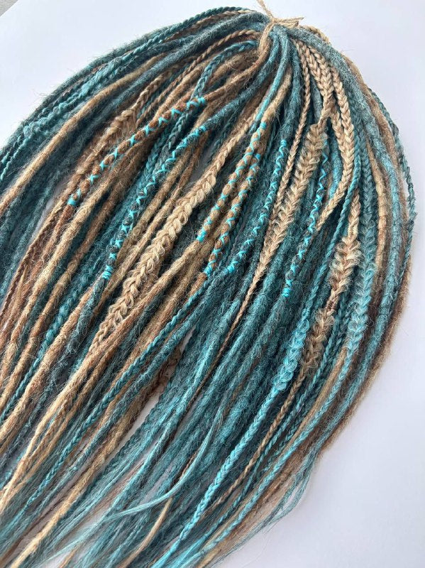 Handmade Synthetic Dreads – Custom DE & SE Dreadlock Extensions