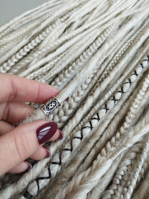 Handmade Synthetic Dreads – Custom DE & SE Dreadlock Extensions