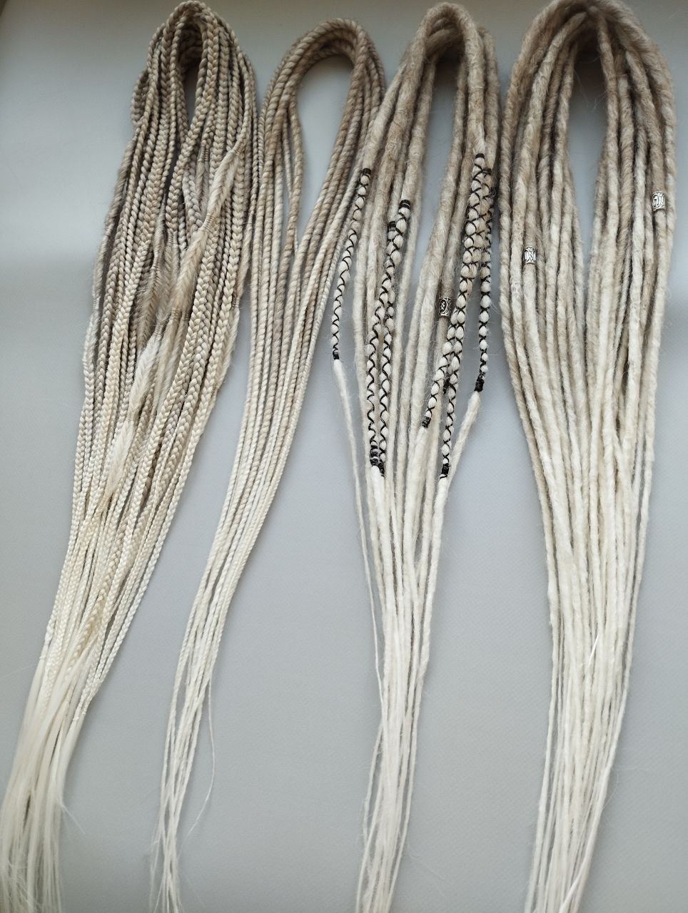 Handmade Synthetic Dreads – Custom DE & SE Dreadlock Extensions