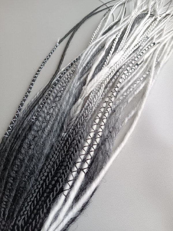 Handmade Synthetic Dreads – Custom DE & SE Dreadlock Extensions