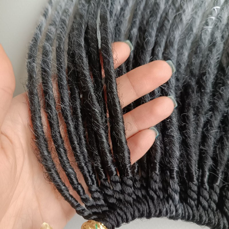 Handmade Synthetic Dreads – Custom DE & SE Dreadlock Extensions