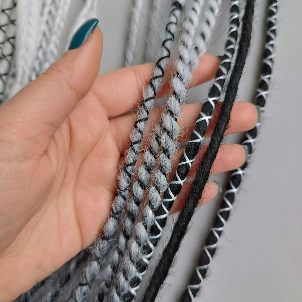 Handmade Synthetic Dreads – Custom DE & SE Dreadlock Extensions