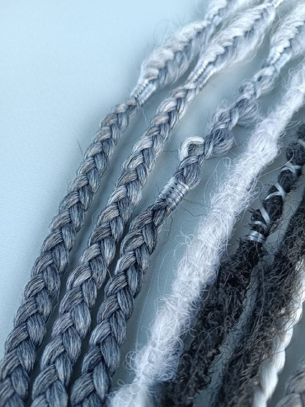 Handmade Synthetic Dreads – Custom DE & SE Dreadlock Extensions
