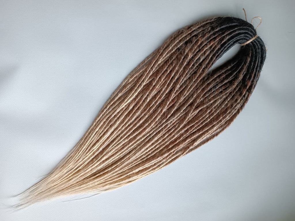 Handmade Synthetic Dreads – Custom DE & SE Dreadlock Extensions