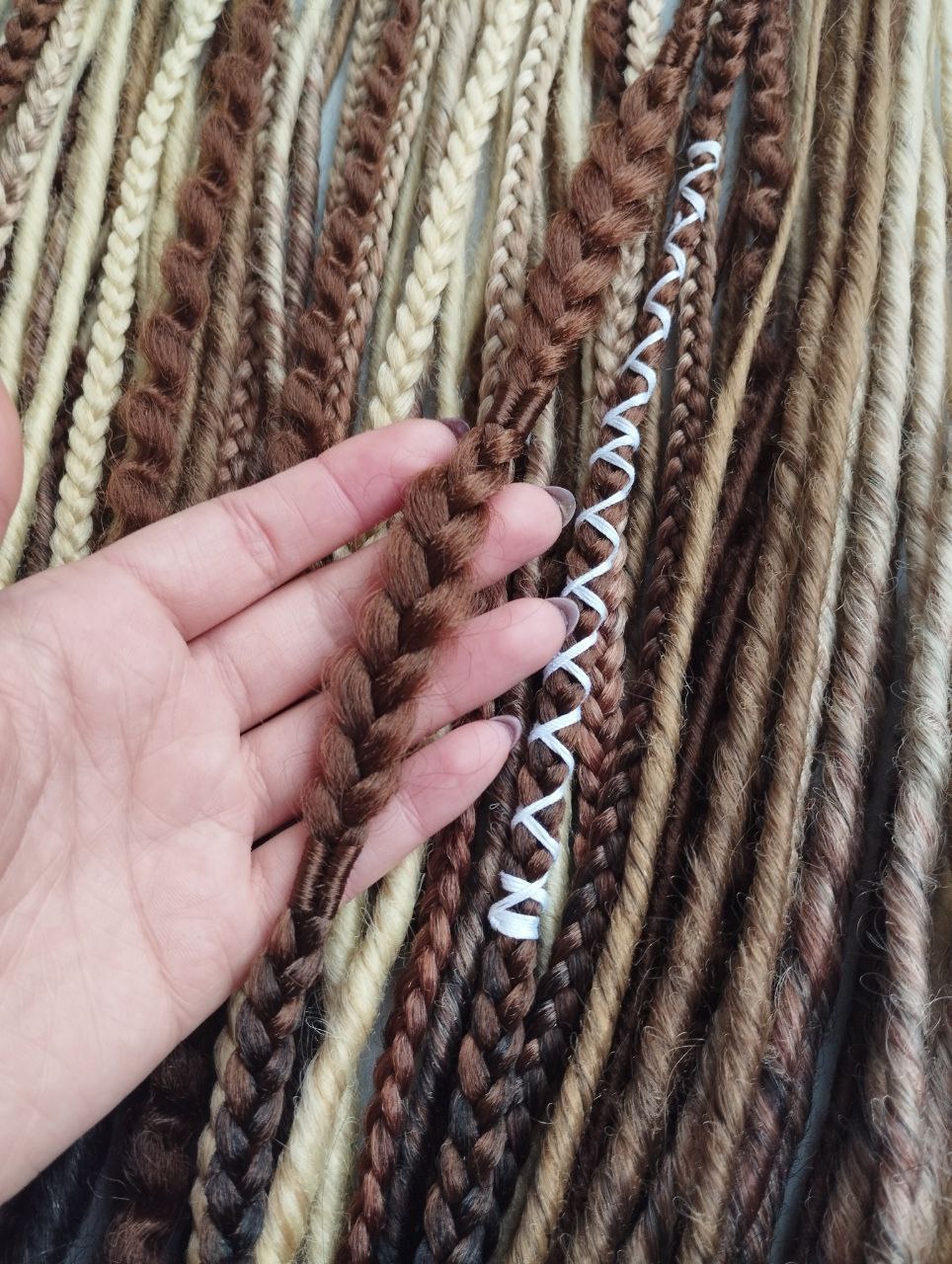 Handmade dreadlocks, Synthetic, Safe, DE/SE