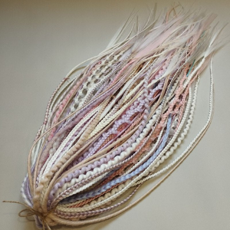 Handmade Synthetic Dreads – Custom DE & SE Dreadlock Extensions