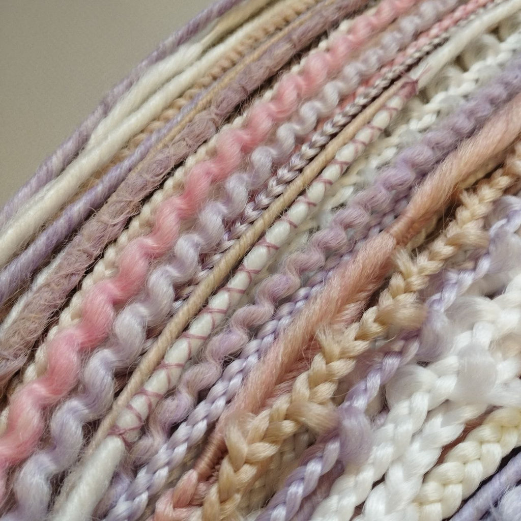 Handmade Synthetic Dreads – Custom DE & SE Dreadlock Extensions