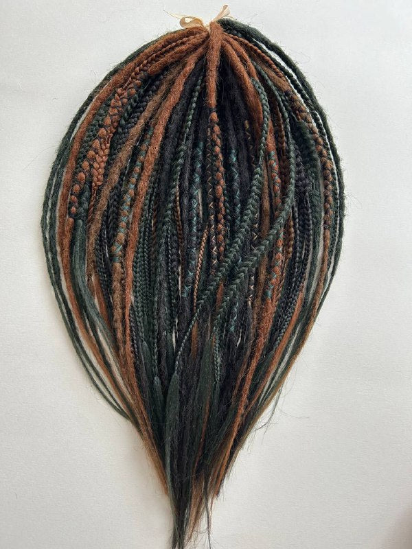 Handmade Synthetic Dreads – Custom DE & SE Dreadlock Extensions