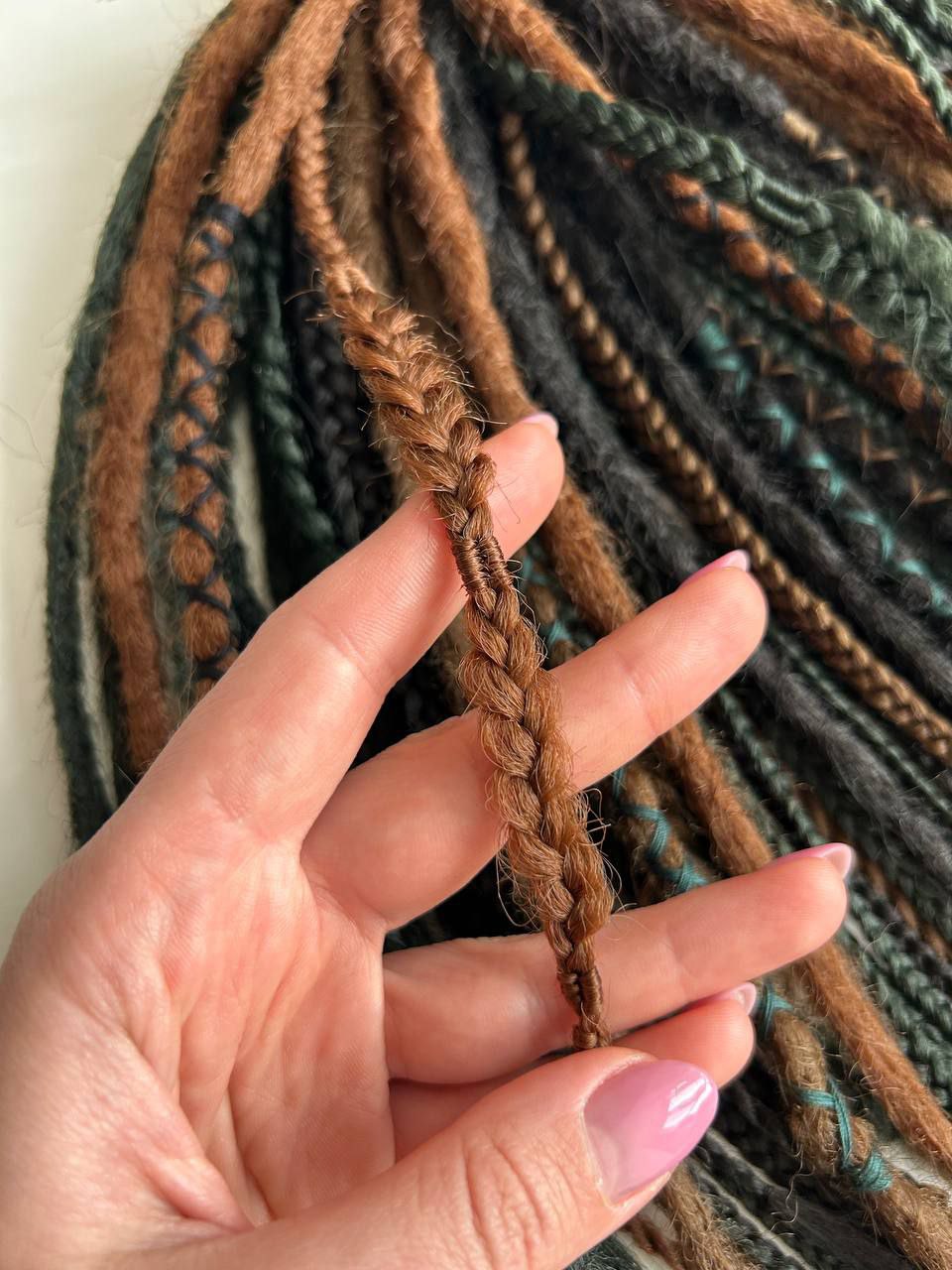 Handmade Synthetic Dreads – Custom DE & SE Dreadlock Extensions