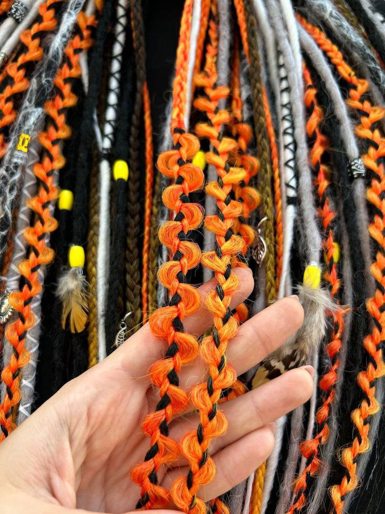 Handmade Synthetic Dreads – Custom DE & SE Dreadlock Extensions