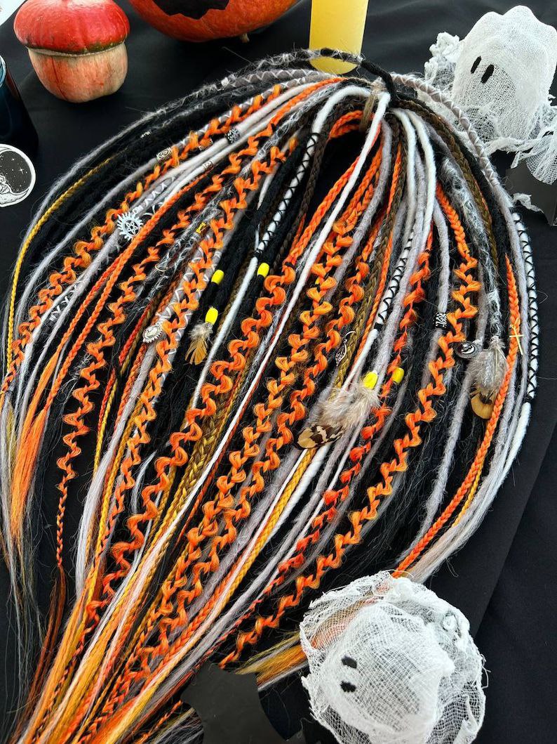 Handmade Synthetic Dreads – Custom DE & SE Dreadlock Extensions