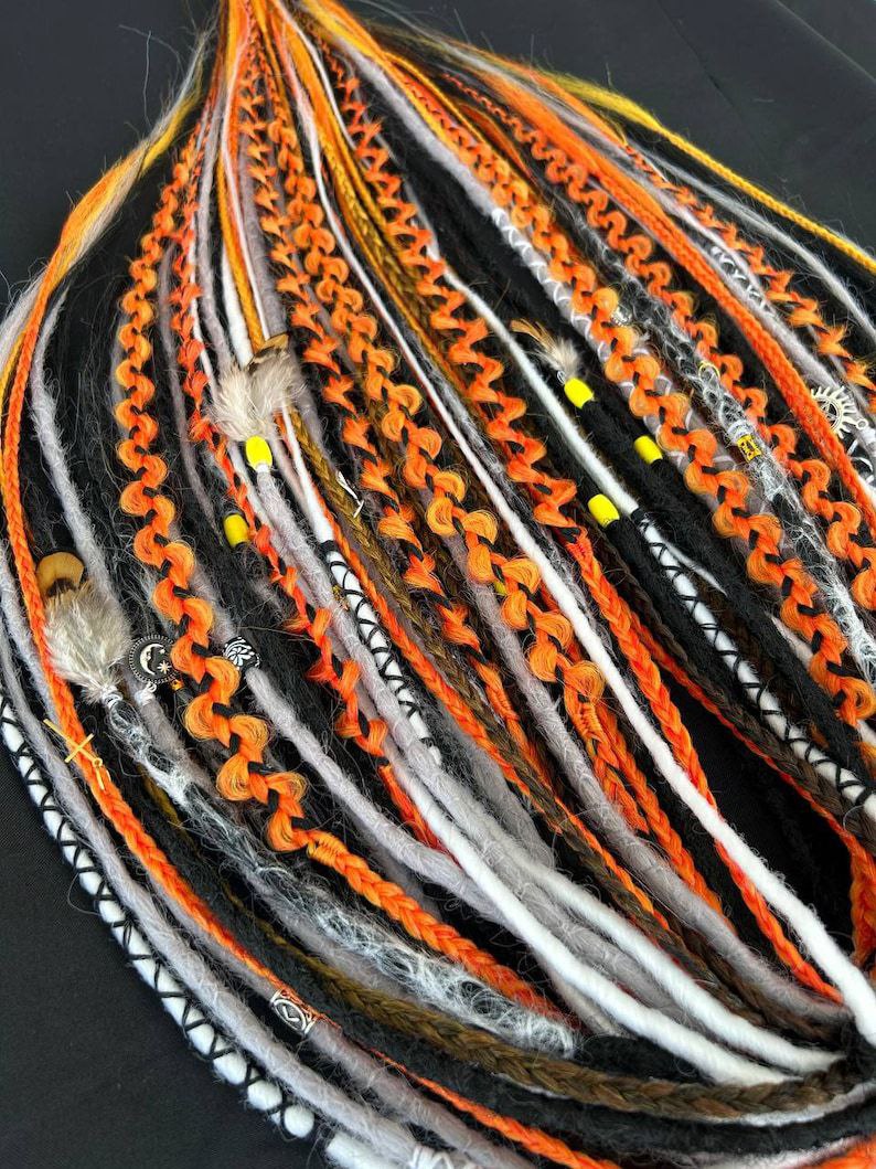 Handmade Synthetic Dreads – Custom DE & SE Dreadlock Extensions