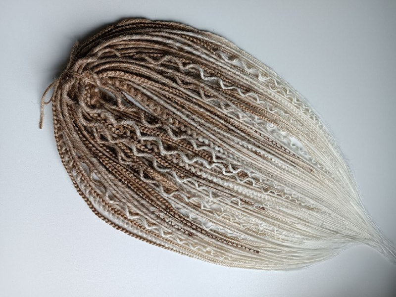 Handmade Synthetic Dreads – Custom DE & SE Dreadlock Extensions