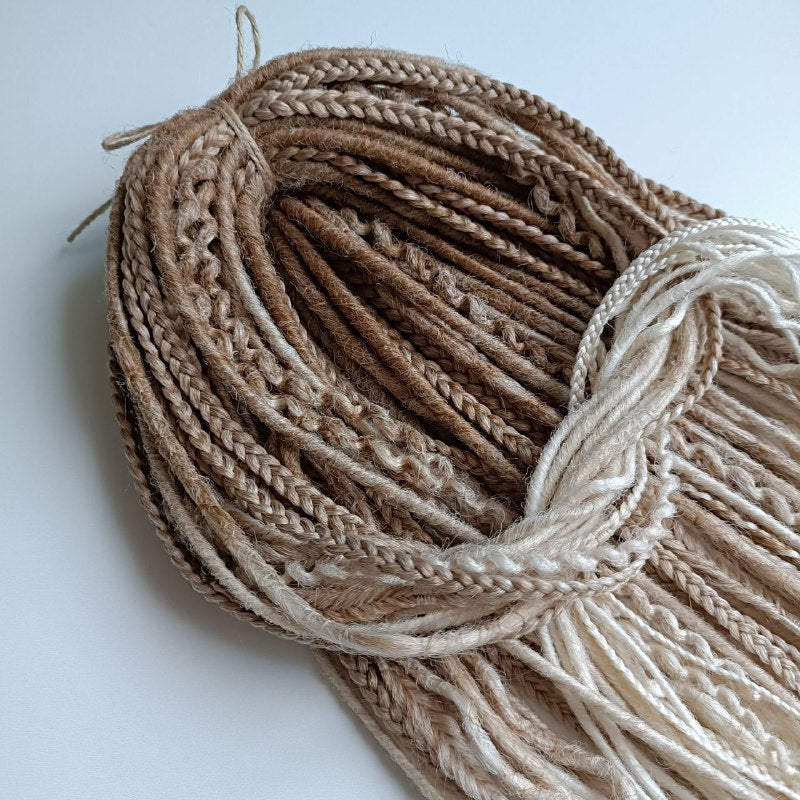 Handmade Synthetic Dreads – Custom DE & SE Dreadlock Extensions