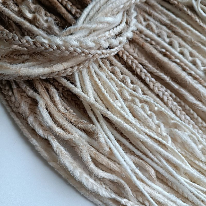 Handmade Synthetic Dreads – Custom DE & SE Dreadlock Extensions