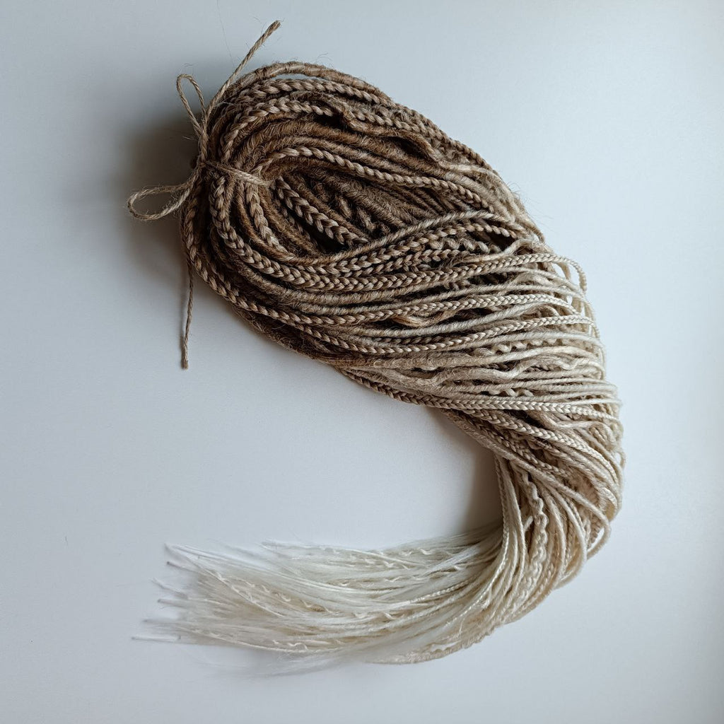 Handmade Synthetic Dreads – Custom DE & SE Dreadlock Extensions