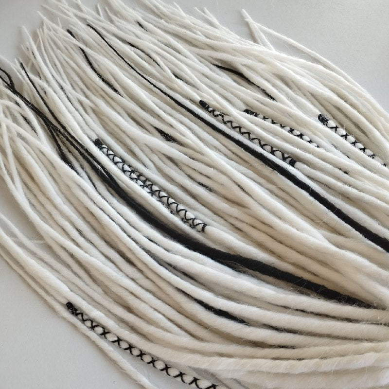 Handmade Synthetic Dreads – Custom DE & SE Dreadlock Extensions