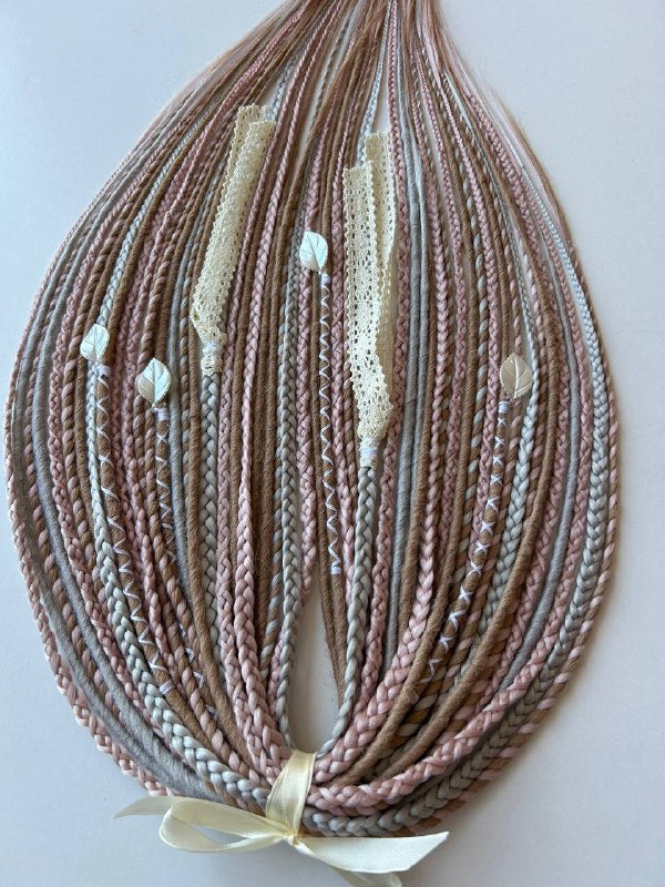 Handmade Synthetic Dreads – Custom DE & SE Dreadlock Extensions