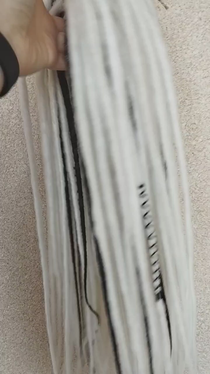 Handmade Synthetic Dreads – Custom DE & SE Dreadlock Extensions