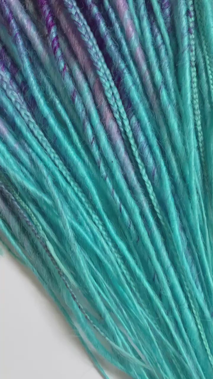 Handmade Synthetic Dreads – Custom DE & SE Dreadlock Extensions