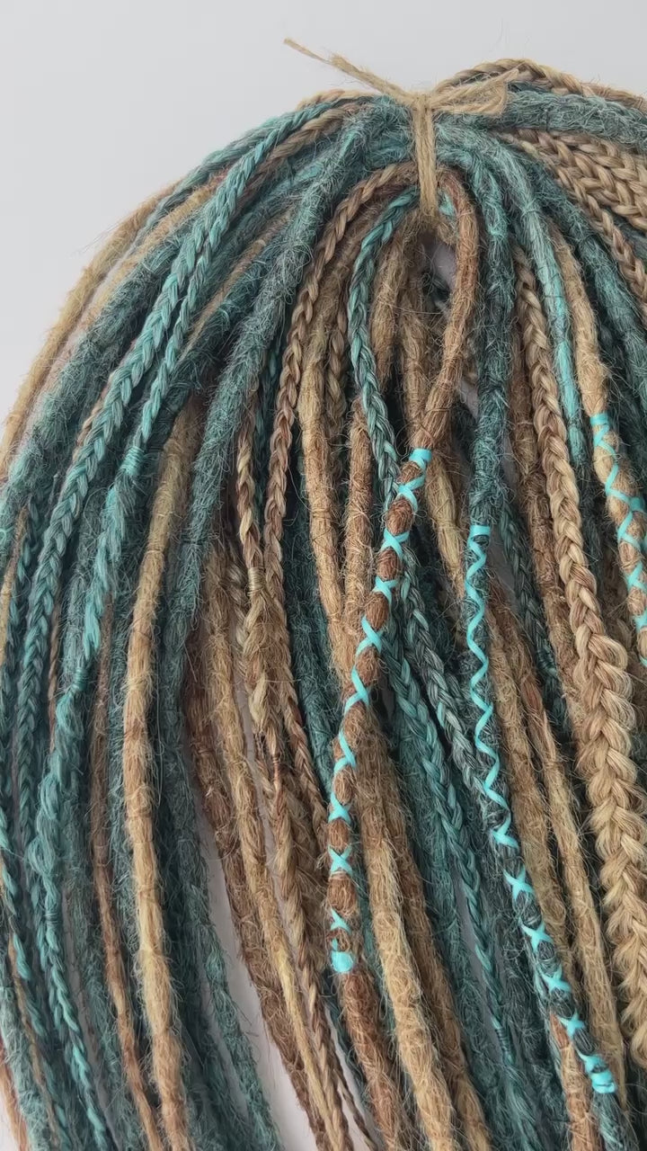Handmade Synthetic Dreads – Custom DE & SE Dreadlock Extensions