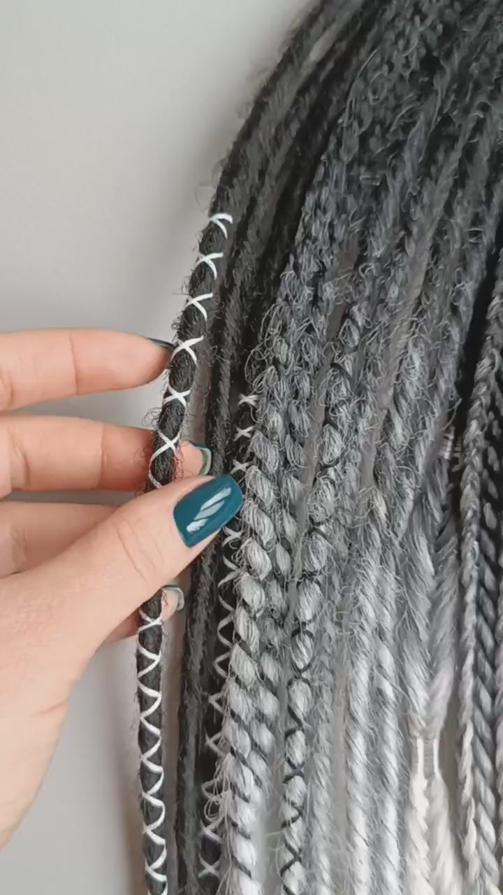 Handmade Synthetic Dreads – Custom DE & SE Dreadlock Extensions