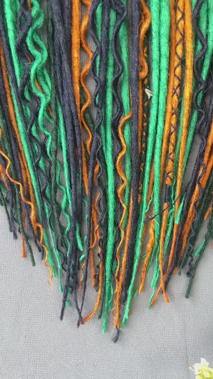 Handmade Synthetic Dreads – Custom DE & SE Dreadlock Extensions