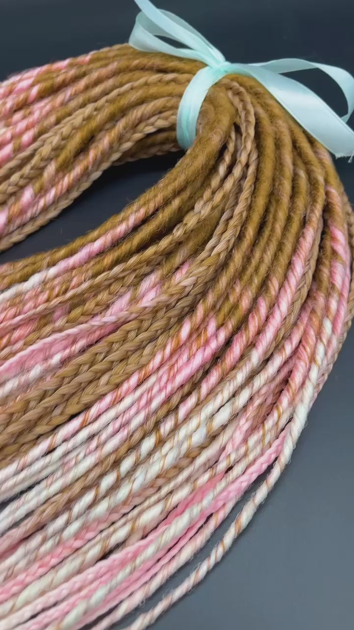 Handmade Synthetic Dreads – Custom DE & SE Dreadlock Extensions